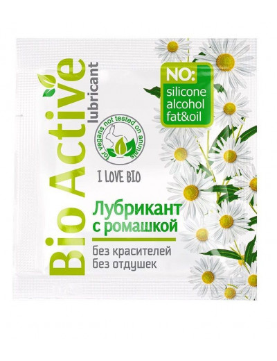 Пробник лубриканта на водной основе Bio Active - 3 гр.