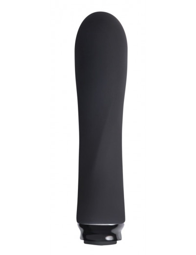 Черный мини-вибратор Compact Vibe Scarlet - 11 см.