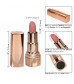 Золотистый вибратор-помада с бежевым мягким кончиком Hide   Play Rechargeable Lipstick