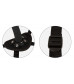 Черный вибрострапон с пультом ДУ RC Vibrating Strap-On - 13 см.