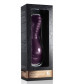 Фиолетовый вибратор Ruby Glow - 20 см.
