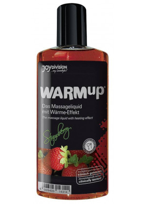 Разогревающее масло WARMup Strawberry - 150 мл. 