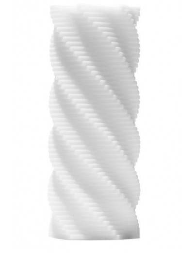 Белый 3D мастурбатор SPIRAL