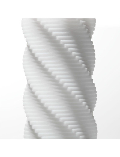 Белый 3D мастурбатор SPIRAL