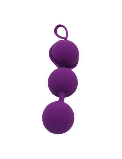 Фиолетовый набор для тренировки вагинальных мышц Kegel Balls