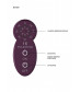 Фиолетовый универсальный массажер Silicone Massage Wand - 20 см.